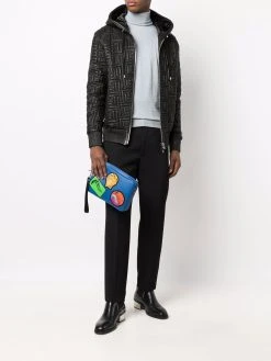 Versace pochette à patch logo