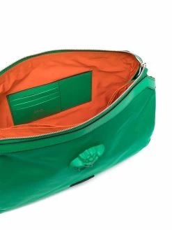 Versace sac à ordinateur à logo brodé