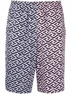 Versace bermuda à imprimé Greca