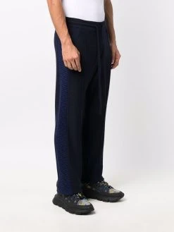 Versace Pantalon de jogging à bandes La Greca Prix Refroidis pantalons de survêtement homme 11 Versace pantalon de jogging à bandes La Greca