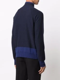 Versace cardigan zippé à logo en jacquard