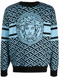 Versace pull La Greca Medusa en jacquard