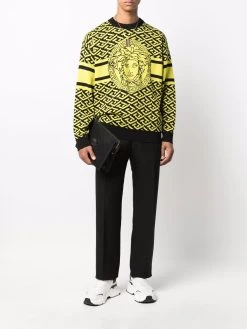 Versace pull La Greca Medusa en jacquard