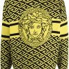 Versace Meilleure qualité Pull La Greca Medusa en jacquard pulls homme 2 Versace pull La Greca Medusa en jacquard