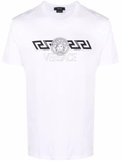 Versace t-shirt à logo imprimé