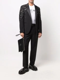 Versace T shirt à logo imprimé Remise En Ligne t-shirts homme 8 Versace t-shirt à logo imprimé