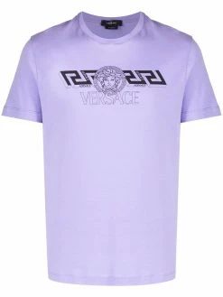 Versace t-shirt à logo imprimé