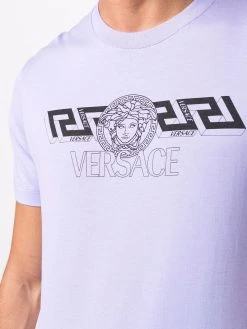 Versace t-shirt à logo imprimé