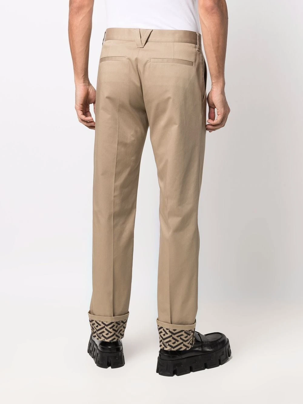 Versace Pantalon chino à coupe droite Prix Avantageux pantalons droits homme 6 Versace pantalon chino à coupe droite
