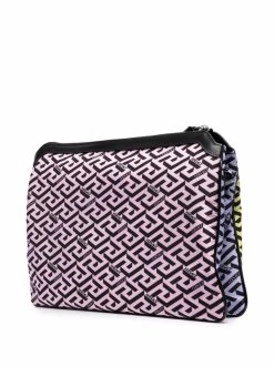 Garantie De Qualité 100% Versace Pochette d'ordinateur zippée à logo sacs ordinateur & porte-documents homme 9 Versace pochette d'ordinateur zippée à logo