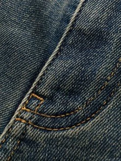 Versace jean droit à taille mi-haute