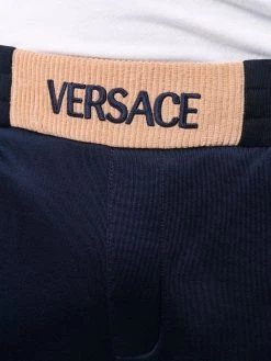 Versace pantalon de jogging à rayures latérales