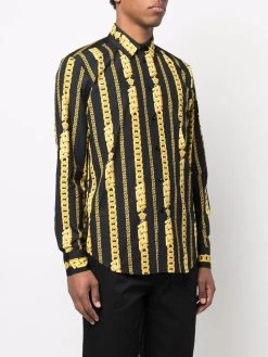Versace chemise à imprimé Barocco