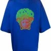 Versace t-shirt en coton à logo Medusa