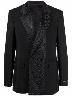 Versace blazer La Greca à boutonnière croisée