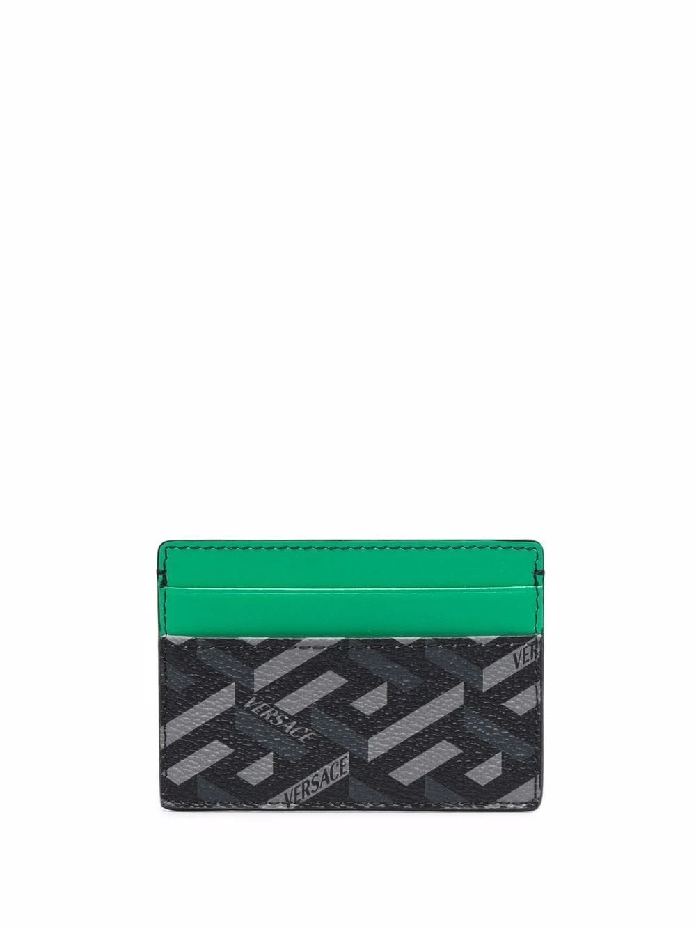 Versace Porte cartes en cuir à imprimé Greca Meilleur Prix Garanti portefeuilles & porte-cartes homme 3 Versace porte-cartes en cuir à imprimé Greca