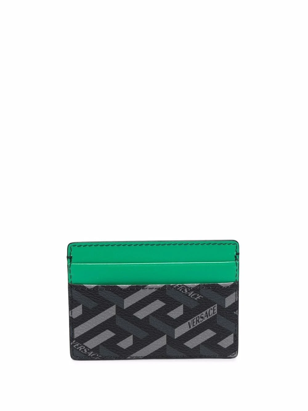 Versace Porte cartes en cuir à imprimé Greca Meilleur Prix Garanti portefeuilles & porte-cartes homme 4 Versace porte-cartes en cuir à imprimé Greca