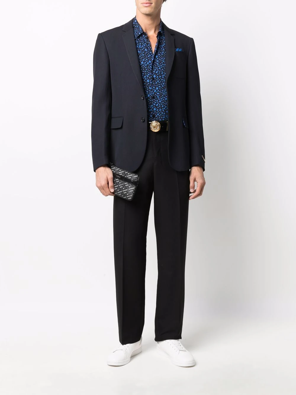 Versace Rabais Sac Archi à imprimé géométrique pochettes & minaudières homme 4 Versace sac Archi à imprimé géométrique