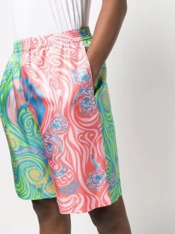 Versace short bicolore à imprimé Medusa Music