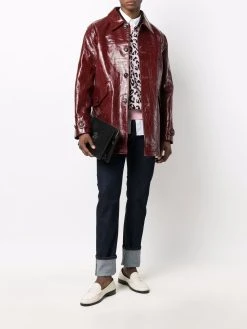 Versace jean slim à taille mi-haute