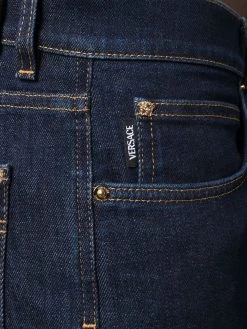 Versace jean slim à taille mi-haute