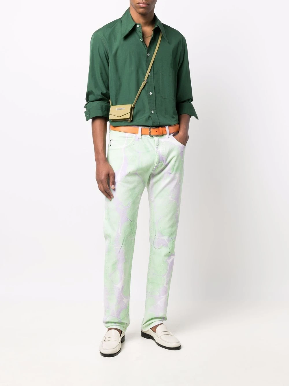 Petit Prix Versace Jean droit à motif tie dye jeans regular & jeans droits homme 4 Versace jean droit à motif tie dye