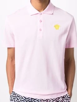 Versace polo à patch logo