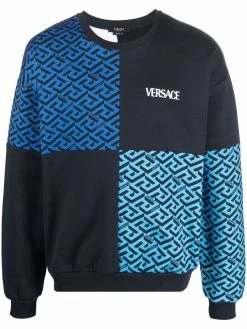 Versace sweat à imprimé La Greca