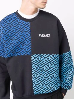 Vendre Versace Sweat à imprimé La Greca sweats homme 11 Versace sweat à imprimé La Greca