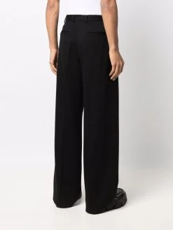 Versace pantalon de costume à coupe ample
