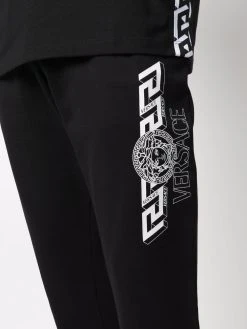 Versace Pantalon de jogging à détail Greca Qualité garantie 100% pantalons de survêtement homme 13 Versace pantalon de jogging à détail Greca