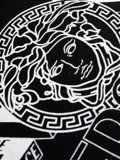 Versace Pantalon de jogging à détail Greca Qualité garantie 100% pantalons de survêtement homme 14 Versace pantalon de jogging à détail Greca