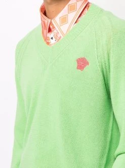 Versace pull en maille à motif Medusa