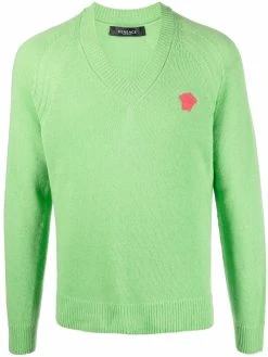 Versace pull en maille à motif Medusa