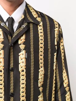 Versace Surchemise à imprimé graphique Faible Prix surchemises homme 11 Versace surchemise à imprimé graphique