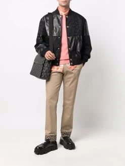 Versace veste bomber à design à empiècements