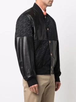 Versace veste bomber à design à empiècements