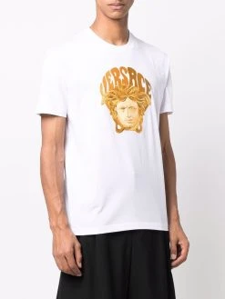 Versace t-shirt à motif Medusa brodé