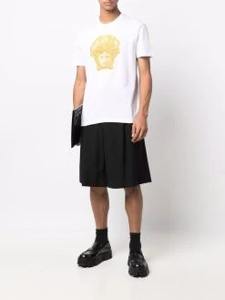 Versace t-shirt à motif Medusa brodé