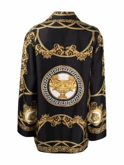 Versace haut de pyjama à imprimé baroque