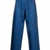 Versace Rabais Pantalon de pyjama en coton à imprimé géométrique vêtements de nuit homme 2 Versace pantalon de pyjama en coton à imprimé géométrique