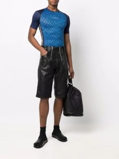 Versace haut cintré à imprimé Greca