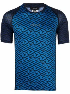 Versace haut cintré à imprimé Greca