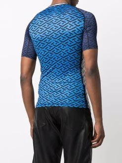 Versace haut cintré à imprimé Greca