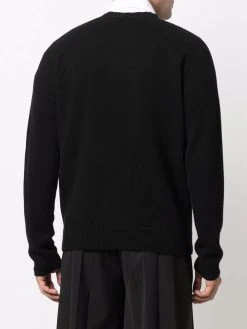 Bonne Qualité Versace Pull à patch logo pulls homme 10 Versace pull à patch logo