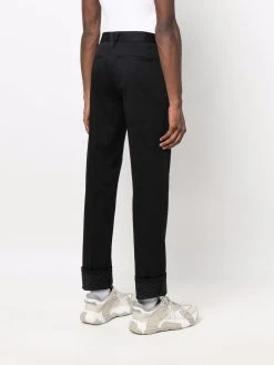 Versace Prix Avantageux Pantalon chino à imprimé La Greca homme 12 Versace pantalon chino à imprimé La Greca
