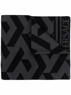 Versace écharpe La Greca en maille