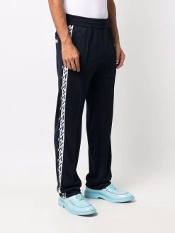 Versace pantalon de jogging à imprimé La Greca signature