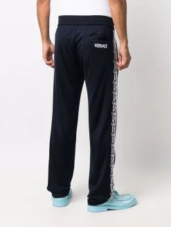 Versace pantalon de jogging à imprimé La Greca signature