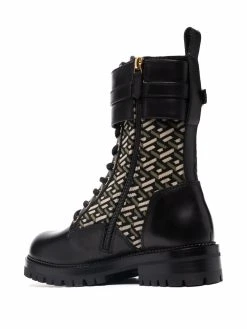Réduction Versace Bottines La Greca à motif monogrammé bottes femme 8 Versace bottines La Greca à motif monogrammé